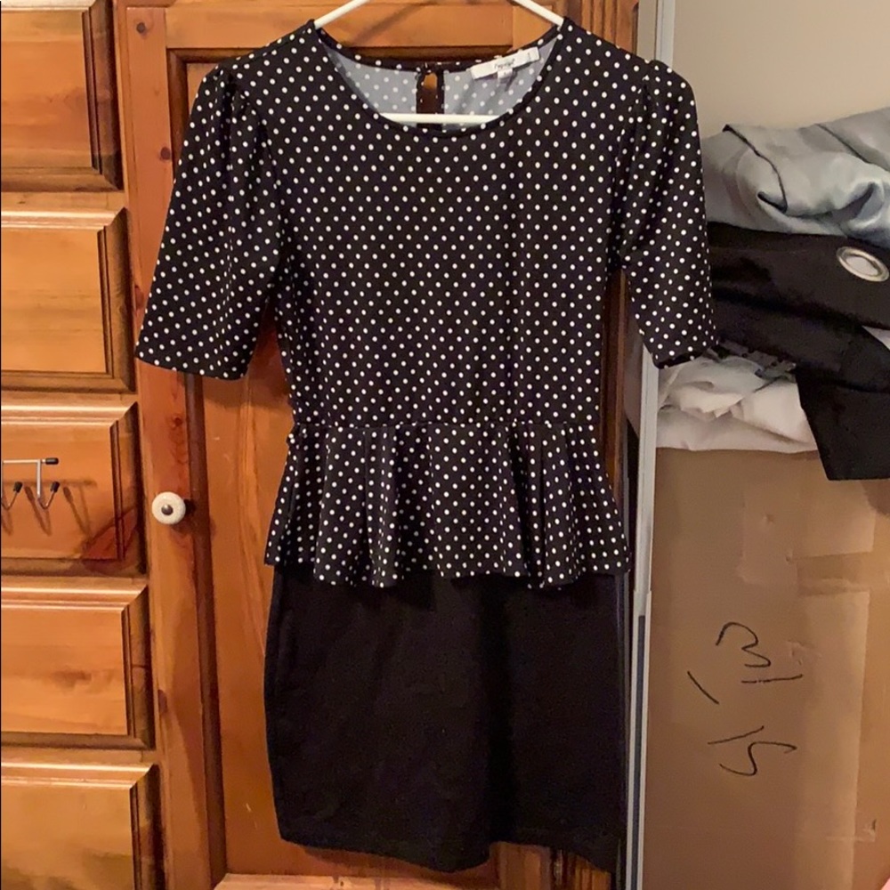 peplum bodycon dress